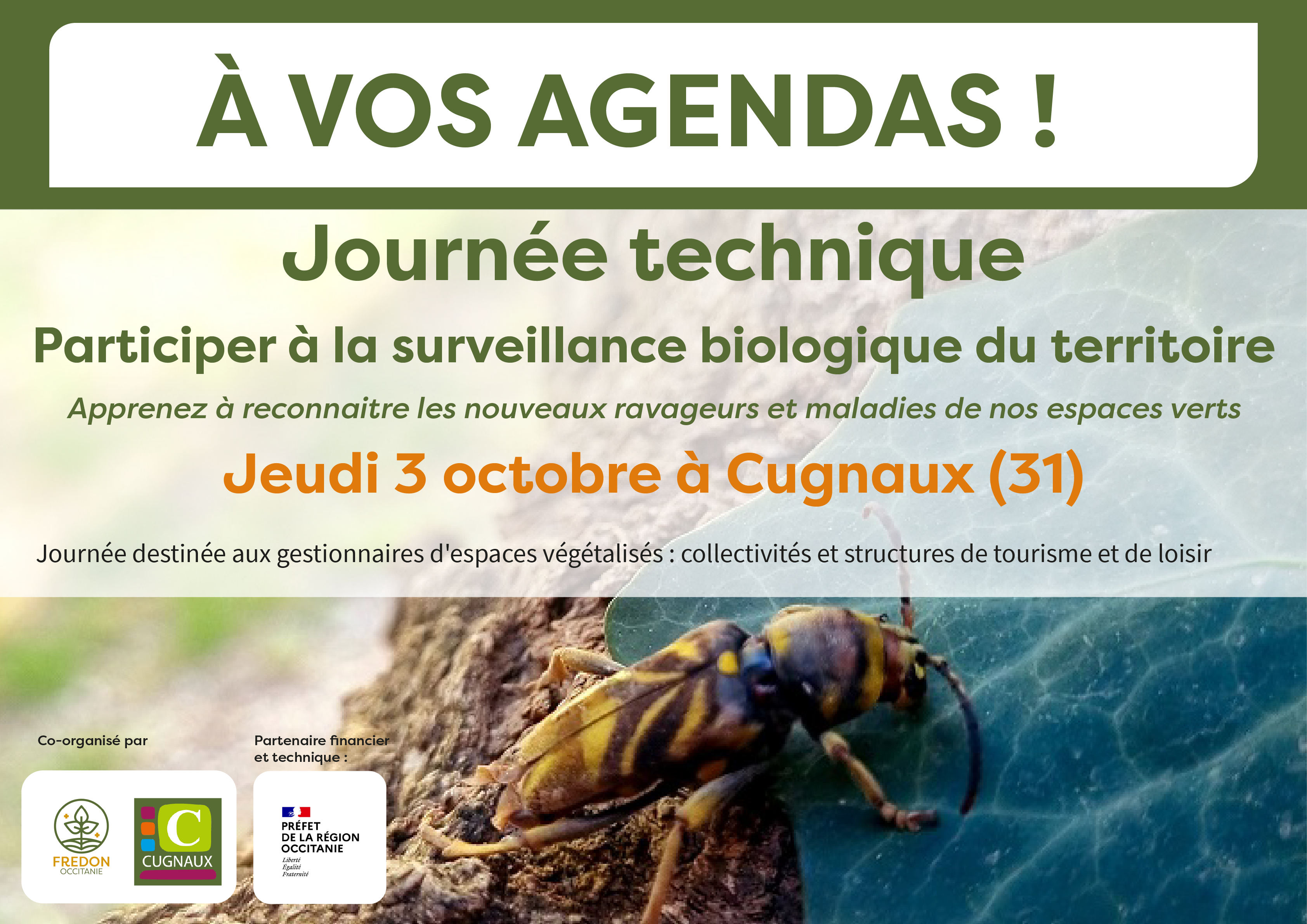 Journée technique – surveillance biologique du territoire